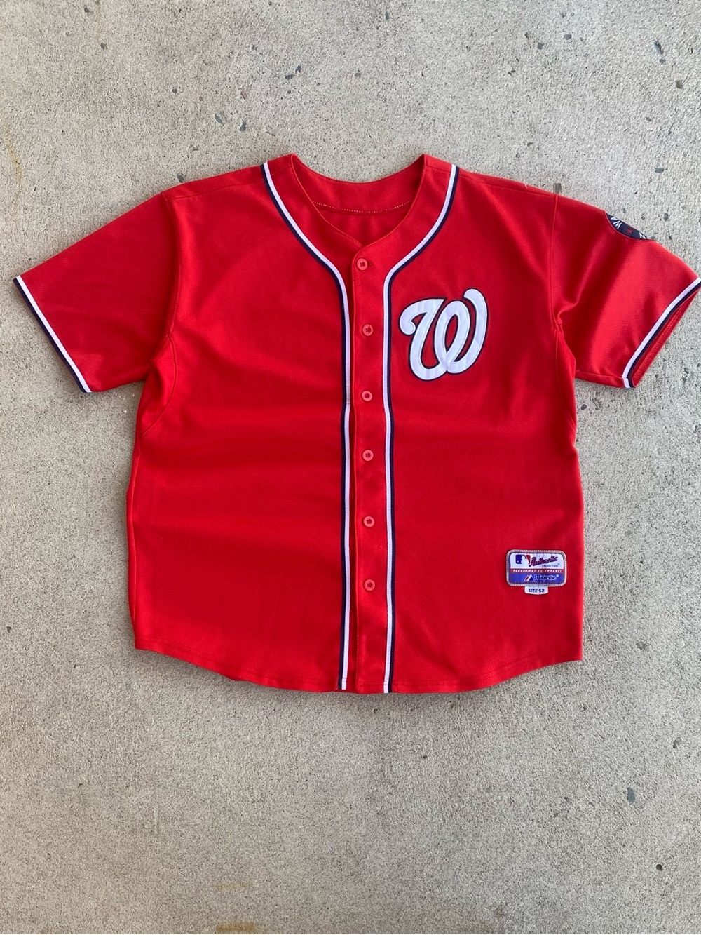 Washington Nationals Stitched MLB Jersey - XL
